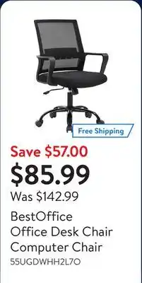 Walmart BestOffice Office Desk Chair Computer Chair offer