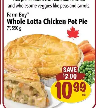 Farm Boy Farm Boy Whole Lotta Chicken Pot Pie offer