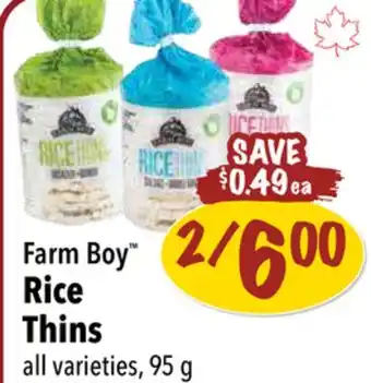 Farm Boy Farm Boy Rice Thins offer