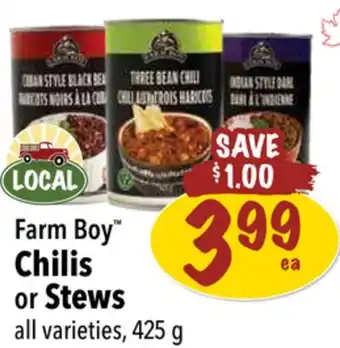 Farm Boy Farm Boy Chilis or Stews offer