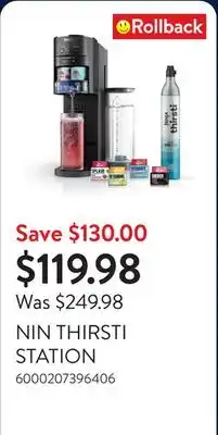 Walmart NIN THIRSTI STATION offer