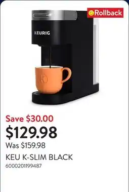 Walmart KEU K-SLIM BLACK offer