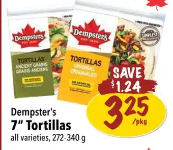 Farm Boy Dempster's 7 Tortillas offer