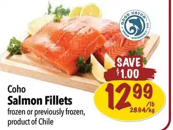 Farm Boy Coho Salmon Fillets offer