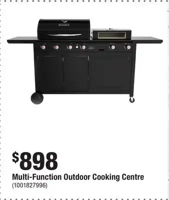 Home Depot Multi-Function Outdoor Cooking Centre offer