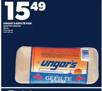 Loblaws UNGAR'S GEFILTE FISH, 567 G offer