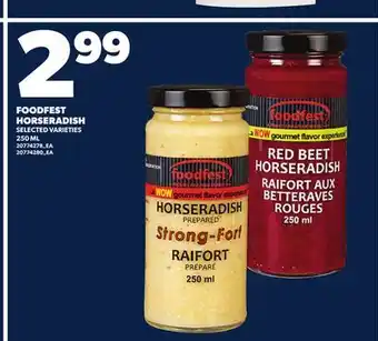 Loblaws FOODFEST HORSERADISH, 250 ML offer