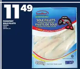 Loblaws FOODFEST SOLE FILLETS, 400G offer