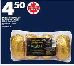 Loblaws FARMER'S MARKET BAKING POTATOES, 4'S offer