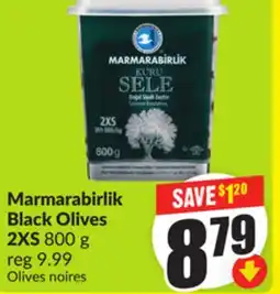 Chalo FreshCo Marmarabirlik Black Olives 2XS 800 g offer