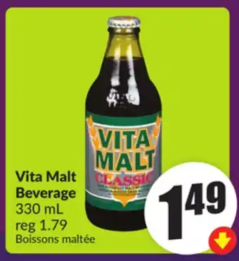 Chalo FreshCo Vita Malt Beverage 330 mL offer