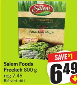 Chalo FreshCo Salem Foods Freekeh 800 g offer