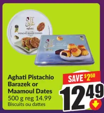 Chalo FreshCo Aghati Pistachio Barazek or Maamoul Dates 500 g offer