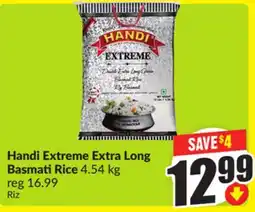 Chalo FreshCo Handi Extreme Extra Long Basmati Rice 4.54 kg offer