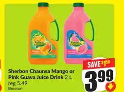 Chalo FreshCo Sherbon Chaunsa Mango or Pink Guava Juice Drink 2 L offer