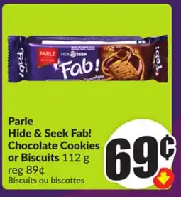 Chalo FreshCo Hide & Seek Fab! Chocolate Cookies or Biscuits 112 g offer