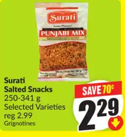 Chalo FreshCo Surati Salted Snacks 250-341 g Selected Varieties offer