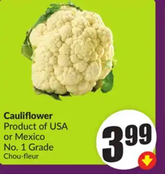 Chalo FreshCo Cauliflower Product of USA or Mexico No. 1 Grade offer