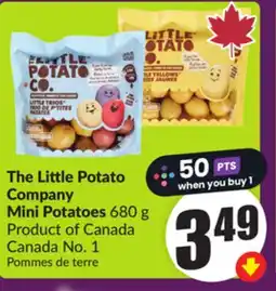 Chalo FreshCo The Little Potato Company Mini Potatoes 680 g Product of Canada Canada No. 1 offer