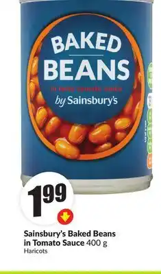 Chalo FreshCo Sainsbury's Baked Beans in Tomato Sauce 400 g offer