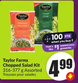 Chalo FreshCo Taylor Farms Chopped Salad Kit 316-377 g Assorted offer