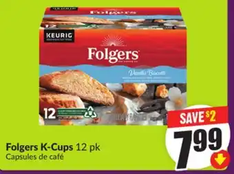 Chalo FreshCo Folgers K-Cups 12 pk offer