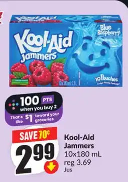 Chalo FreshCo Kool-Aid Jammers 10x180 mL offer