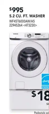 RONA 5.2 CU. FT. WASHER offer