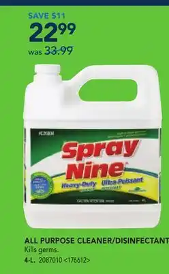 RONA ALL PURPOSE CLEANER/DISINFECTANT 4-L offer