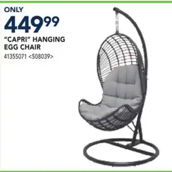 RONA CAPRI HANGING EGG CHAIR offer