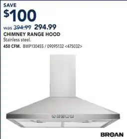 RONA CHIMNEY RANGE HOOD offer