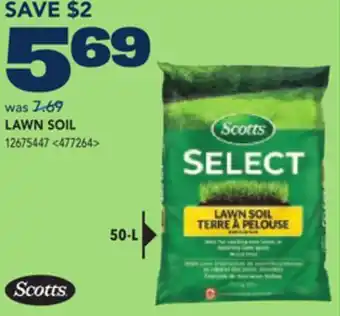 RONA SCOTTS LAWN SOIL offer