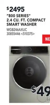 RONA BOSCH 800 SERIES 2.4 CU. FT. COMPACT SMART WASHER offer