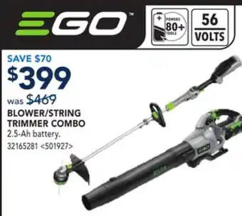 RONA BLOWER/STRING TRIMMER COMBO offer