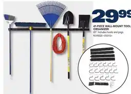 RONA 41-PIECE WALL-MOUNT TOOL ORGANIZER offer