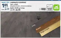 RONA LAMINATE FLOORING 7.454 x 47.04 offer