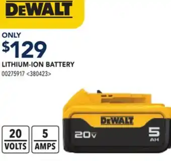 RONA DEWALT LITHIUM-ION BATTERY offer