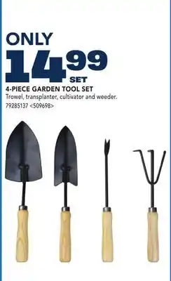 RONA VALU+ 4-PIECE GARDEN TOOL SET offer