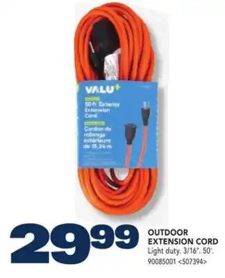 RONA OUTDOOR EXTENSION CORD offer