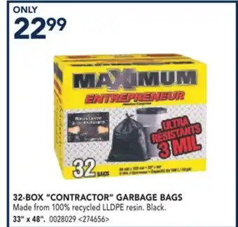 RONA 32-BOX CONTRACTOR GARBAGE BAGS offer