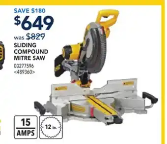 RONA SLIDING COMPOUND MITRE SAW offer