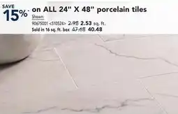 RONA ALL 24 X 48 porcelain tiles offer