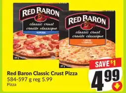 FreshCo Red Baron Classic Crust Pizza 584-597 g offer