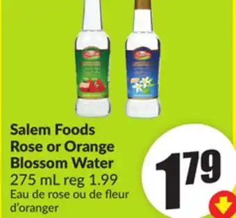 FreshCo Salem Foods Rose or Orange Blossom Water 275 mL offer