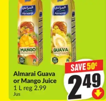 FreshCo Almarai Guava or Mango Juice 1 L offer