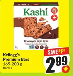 FreshCo Kellogg's Premium Bars 165-200 g offer