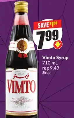 FreshCo Vimto Syrup 710 mL offer