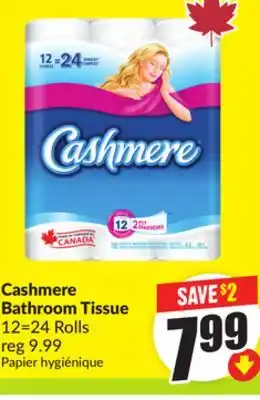 FreshCo Cashmere Bathroom Tissue 12=24 Rolls offer