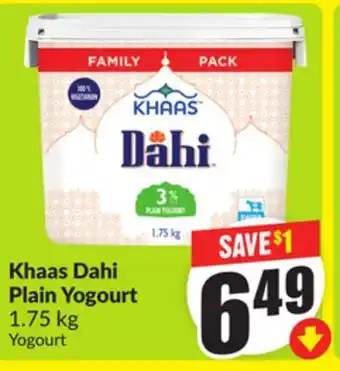 FreshCo Khaas Dahi Plain Yogurt 1.75 kg offer