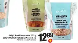 FreshCo Sally's Turkish Apricots 750 g Sally's Walnut Halves & Pieces 1 kg offer